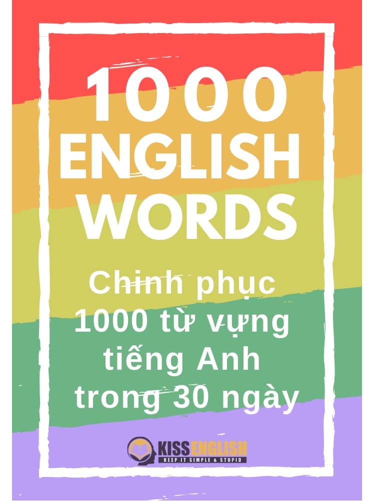 File 1000 từ vựng tiếng Anh thông dụng PDF theo chủ đề