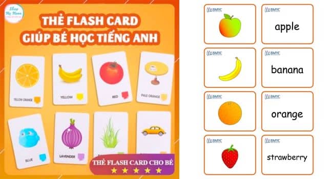 Flashcard tiếng Anh bằng hình theo chủ đề [PDF]