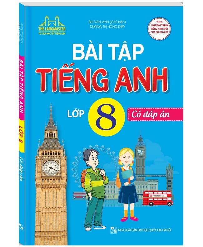 PDF Bài tập tiếng Anh 8 – Bùi Văn Vinh Key