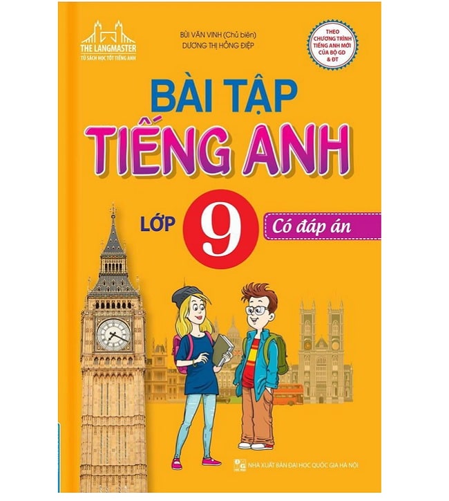 PDF Bài tập tiếng Anh 9 – Bùi Văn Vinh Key