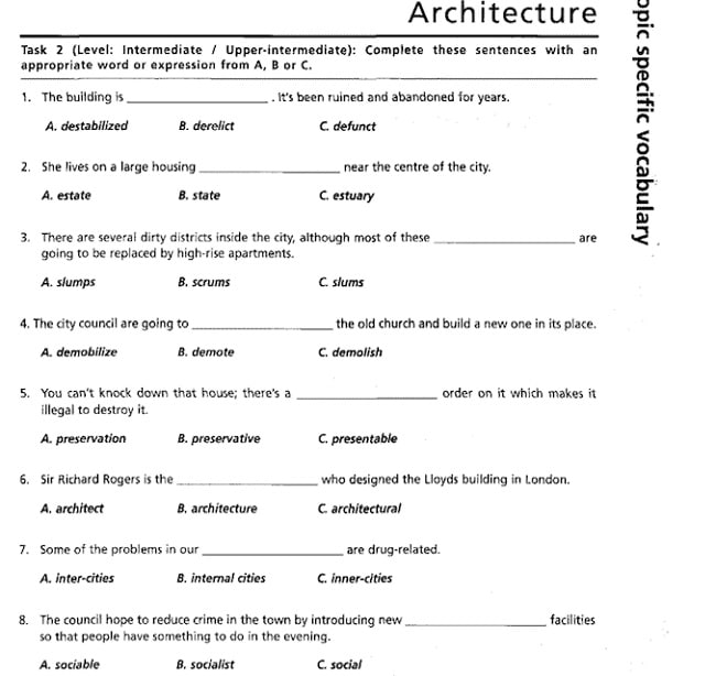 Nội dung trong sách Check Your Vocabulary for IELTS