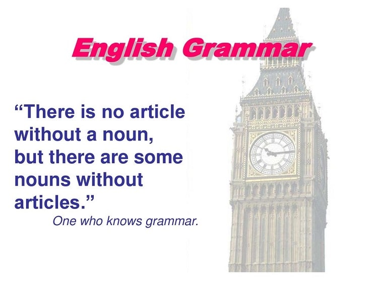 englishgrammarthereisnoarticlewithoutanoun