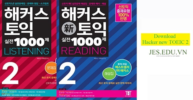 Bộ sách Hacker new TOEIC 2 Listening, Reading PDF & Audio Key