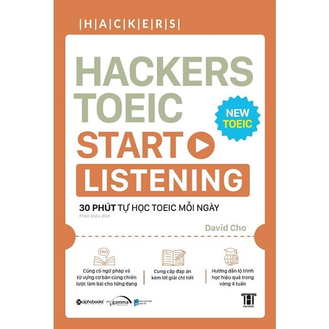 Hackers Toeic Start Listening (30 phút tự học toeic mỗi ngày) PDF & Audio