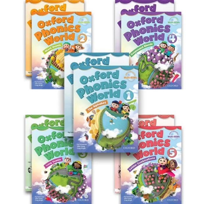 Bộ sách Oxford Phonics World 1,2,3,4,5 [PDF & Audio]