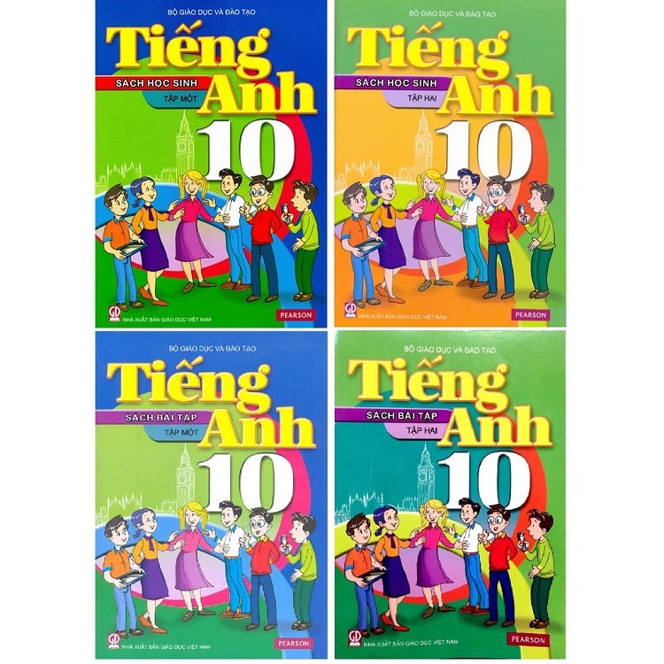 Sách giáo khoa tiếng Anh lớp 10 mới [Trọn bộ 1,2 + Audio]