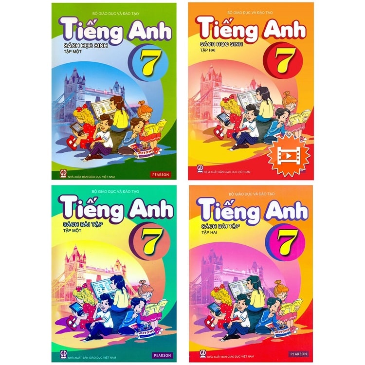 Sách giáo khoa tiếng Anh lớp 7 mới [Trọn bộ 1,2 + Audio]