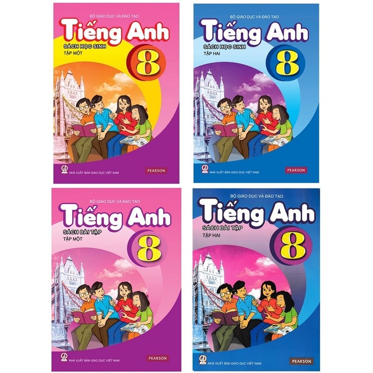 Sách giáo khoa tiếng Anh lớp 8 mới [Trọn bộ 1,2 + Audio]