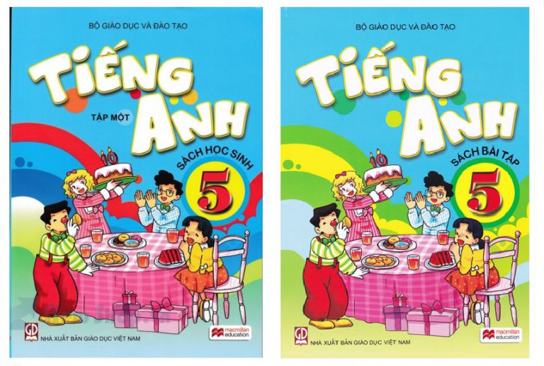 Sách giáo khoa tiếng Anh lớp 5 mới [Trọn bộ 1,2 + Audio]