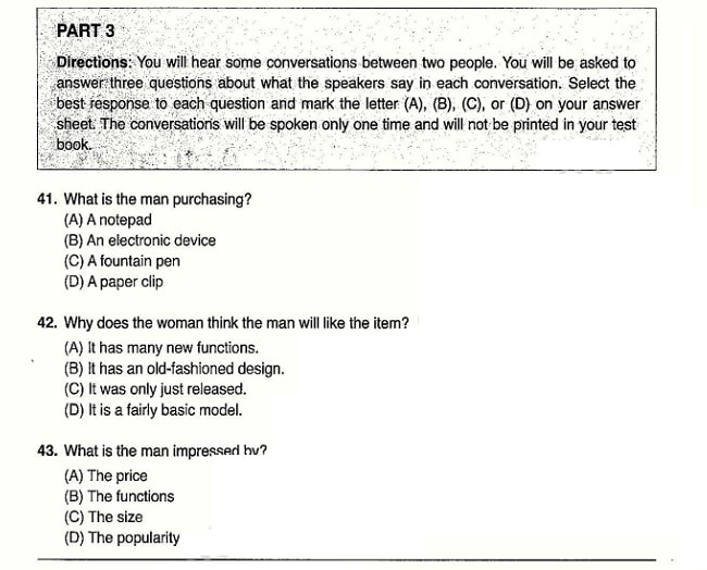 Nội dung sách Tomato TOEIC Compact Part 3&4