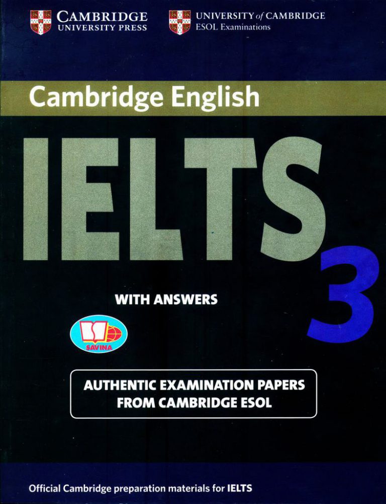 Cambridge IELTS 3 [PDF+Audio] Free có đáp án