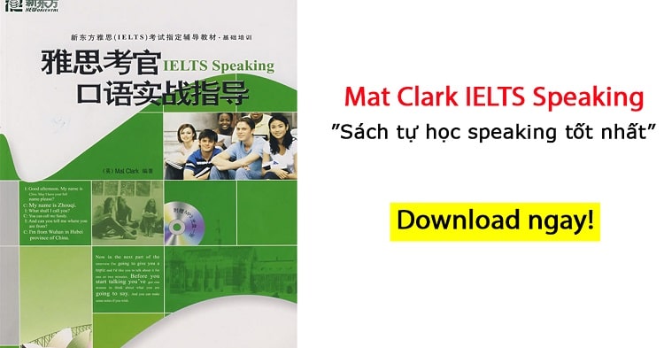 Sách IELTS speaking Mat Clark PDF and Audio – Download Free