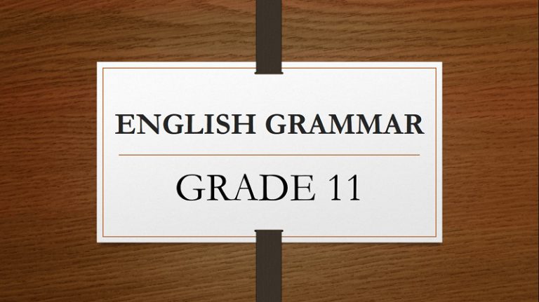 Tóm tắt ngữ pháp Tiếng Anh lớp 11