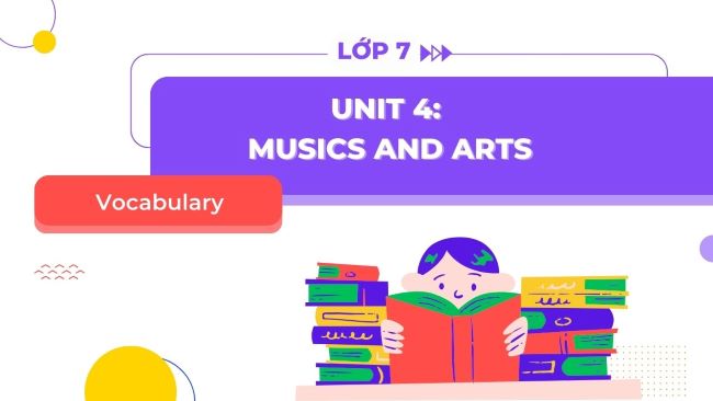 Từ vựng Tiếng Anh 7 Unit 4: Music and Arts – Global Success