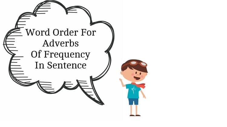 word order for adverbs of frequency in sentence